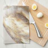 Snowy Barn Owl Towel Theedoek (Quarter Fold)