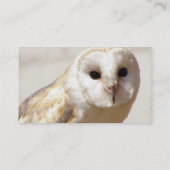 Snowy Barn Owl Visitekaartjes (Achterkant)
