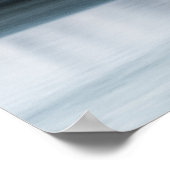 Snowy berg Lofoten Landschap Foto Poster (Hoek)