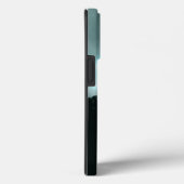 Snowy berg mysterieus blauw neonlicht Case-Mate iPhone case (Achterkant / Rechts)