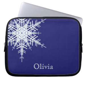 Snowy Blue-laptophoes Laptop Sleeve