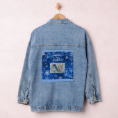 Snowy Bluebird Notecard Denim Jacket (Hangar)