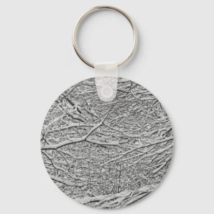 Snowy Branches Sleutelhanger