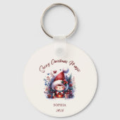 Snowy Christmas Magic Sleutelhanger (Achterkant)