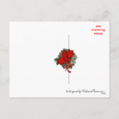 Snowy Christmas Mailbox - personaliseren Feestdagenkaart (Achterkant)