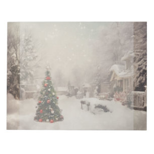 Snowy Christmas Morning Notitieblok