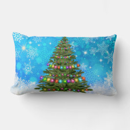 SNOWY CHRISTMAS TREE KUSSEN