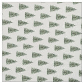 Snowy Christmas Tree Pattern Stof (Swatch)