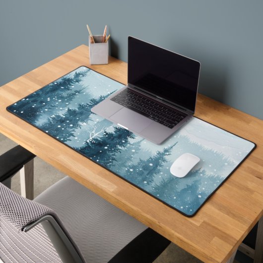 Snowy Christmas Trees  Bureaumat (Kantoor 2)