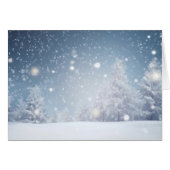 Snowy Christmas Winter Scene (Devant horizontal)