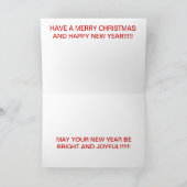 Snowy Corn Stubble Field CARTE de Noël (Intérieur)