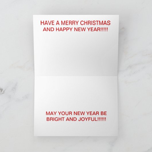 Snowy Corn Stubble Field CARTE de Noël (Intérieur)