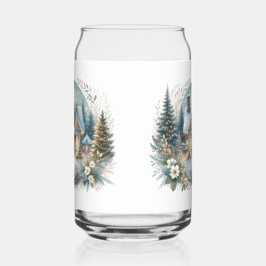 Snowy Cottage Glow Scene (Droite)