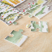 Snowy Cottage Legpuzzel (Zijkant)