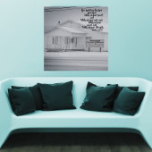 Snowy Country Church Scripture Poster Perfect Poster