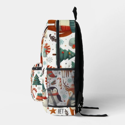 Snowy Critère Imprimer sac à dos (Droite)