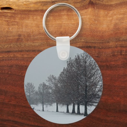 Snowy Cypress sleutelhanger (Voorkant)