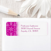 Snowy Damask Etiket (Insitu)