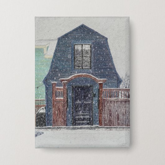 Snowy Day Button (Voorkant)