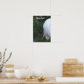 Snowy Egret Poster (Keuken)