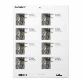 Snowy Egret Verzendlabel (Full Sheet)
