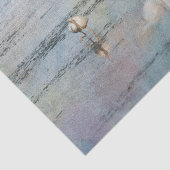 Snowy Egret Waterverf Weefpapier Tissuepapier (Detail)