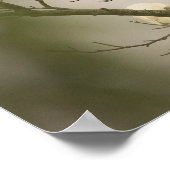 Snowy Egrets on Tree Poster (Coin)