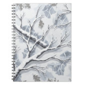 Snowy Environments Camouflage  Notitieboek (Voorkant)