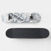 Snowy Environments Camouflage  Skateboard (Horizontaal)