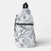 Snowy Environments Camouflage Sling Bag (Voorkant)