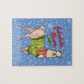 Snowy Falalala Llama Legpuzzel (Horizontaal)