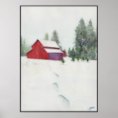 "Snowy Footstep" Poster (Voorkant)