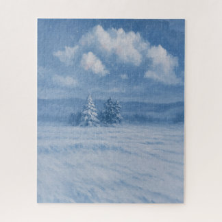 Snowy Forest Kerstpuzzel Legpuzzel