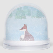Snowy Fox Winter Wonderland Snow Globe (Avant)