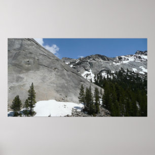 Snowy Granite Domes i Yosemite National Park Poster