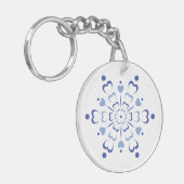 Snowy Heartburst Sleutelhanger (Voorkant Links)