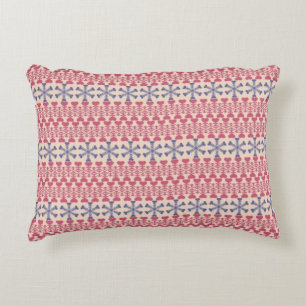 Snowy Hearts Accent Kussen
