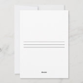 Snowy Holiday - Kerst Kaart (Achterkant)