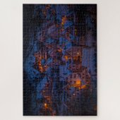 Snowy Houses scenic Legpuzzel (Verticaal)