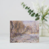 Snowy Landschap Briefkaart (Staand voorkant)