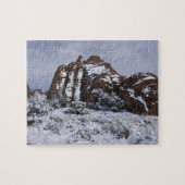 Snowy landschap in Arches National Park, Utah Legpuzzel (Horizontaal)