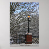 Snowy Light Scene Print (Voorkant)