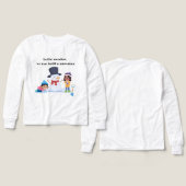 Snowy Meadow Snowman Kinder (Voorkant /achterkant)