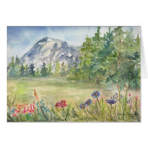 Snowy Monuntain Blank-kaart