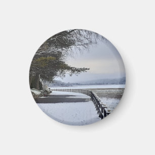 Snowy Morning Magnet Magneet