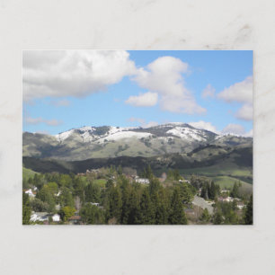 Snowy Mount Diablo Briefkaart