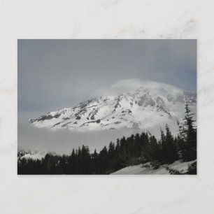 Snowy Mount Rainier Briefkaart