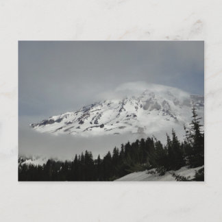 Snowy Mount Rainier Briefkaart