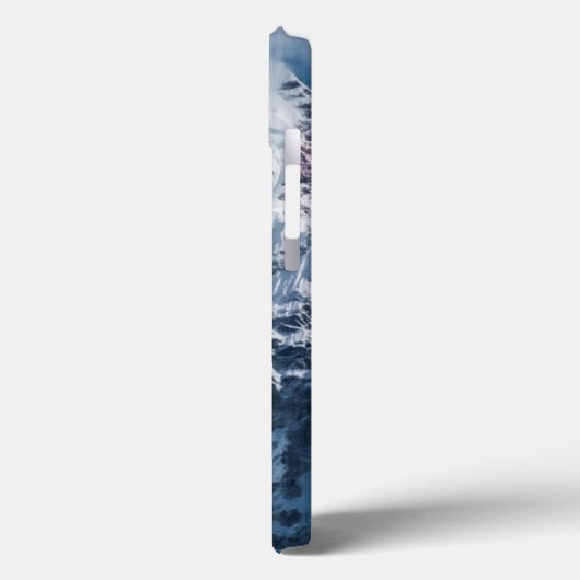 Snowy Mountain-Afbeelding met moderne tekst Case-Mate iPhone Case (Achterkant / Links)