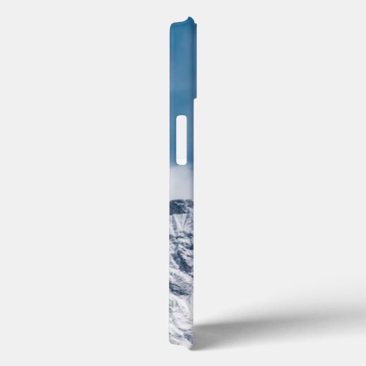 Snowy Mountain-Afbeelding met moderne tekst Case-Mate iPhone Case (Achterkant / Rechts)